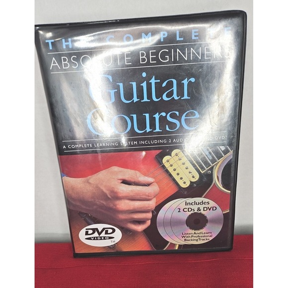 Other - The Complete Absolute Beginners Pack Complete Guitar Amsco Cd's & Dvd's Sealed